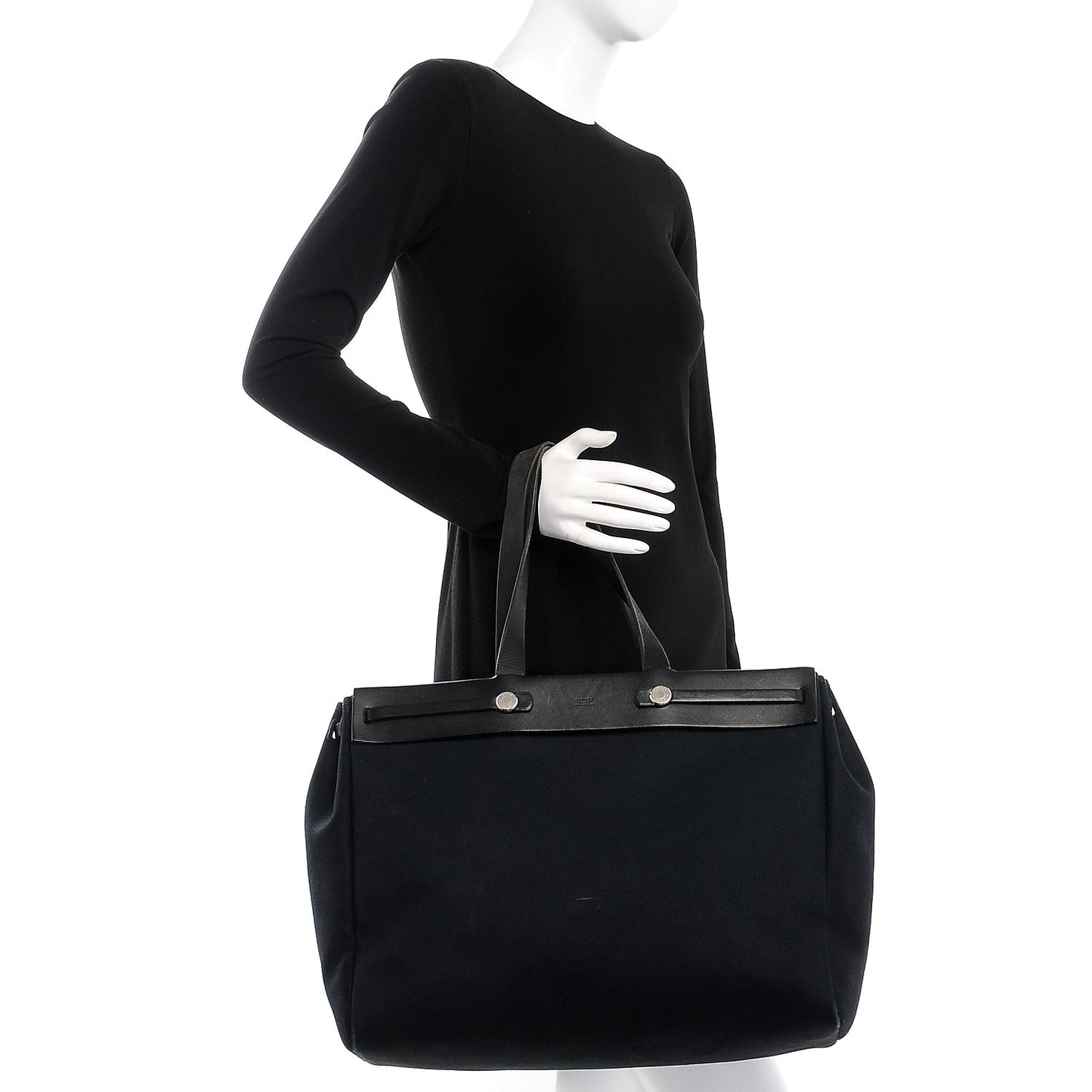 Toile Vache Hunter Herbag Cabas MM Black