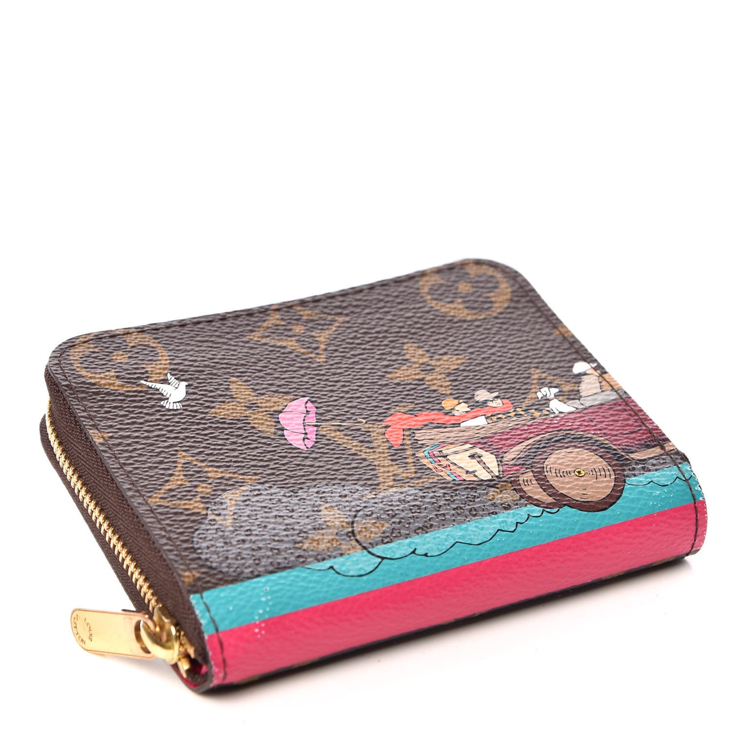 Monogram 2015 Christmas Animation Zippy Coin Purse
