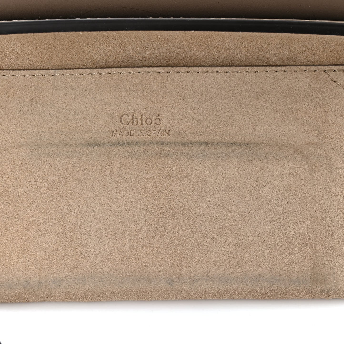 Suede Calfskin Small Faye Shoulder Bag Motty Grey