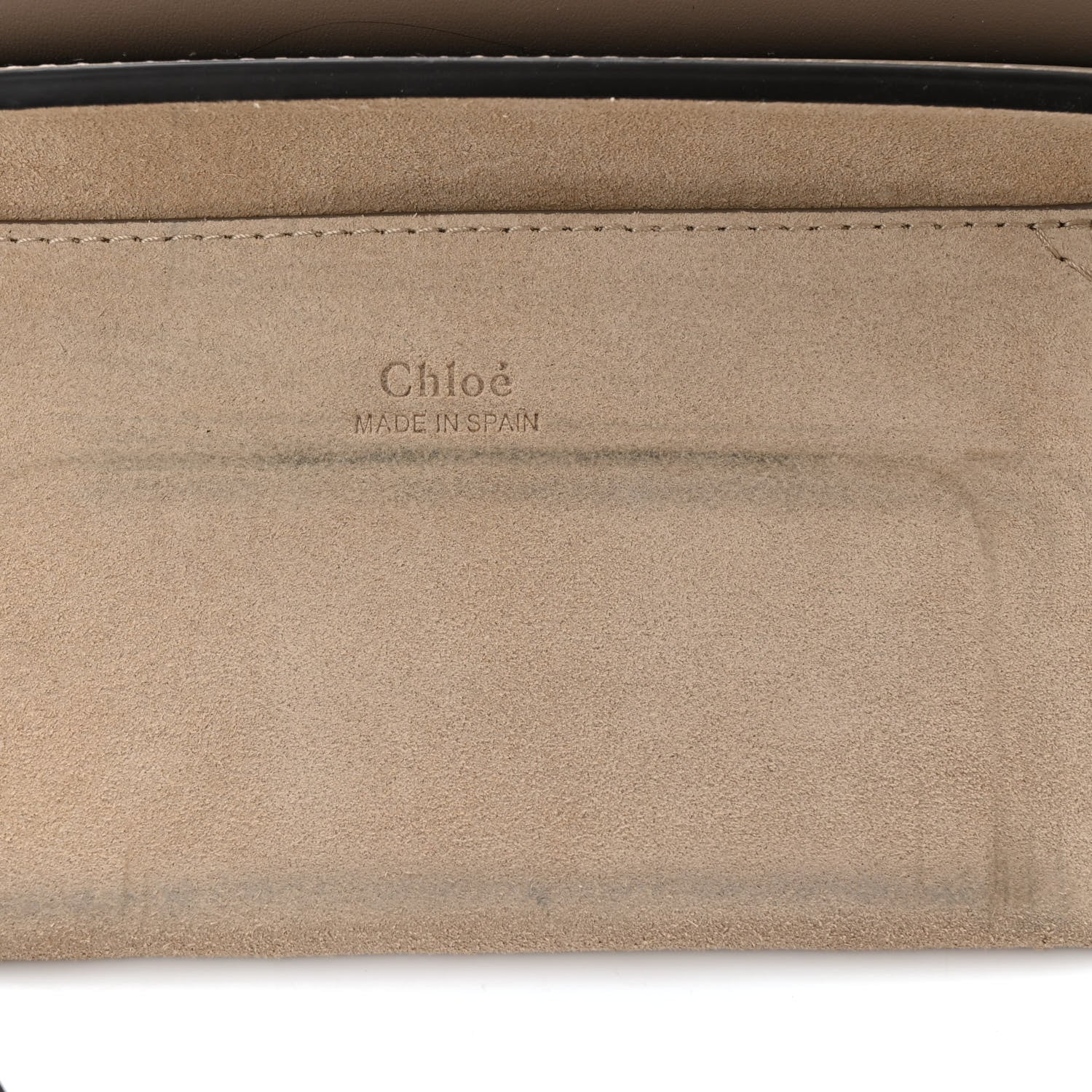 Chloe Suede Calfskin Small Faye Shoulder Bag Motty Grey 10 of 11