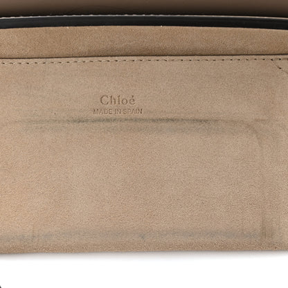 Chloe Suede Calfskin Small Faye Shoulder Bag Motty Grey 10 of 11