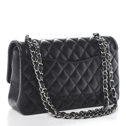 Chanel Caviar Quilted Medium Double Flap Black 4 of 9