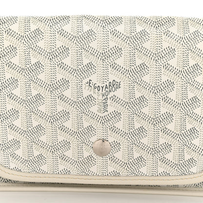 Goyard Goyardine Plumet Wallet Clutch White 7 of 9