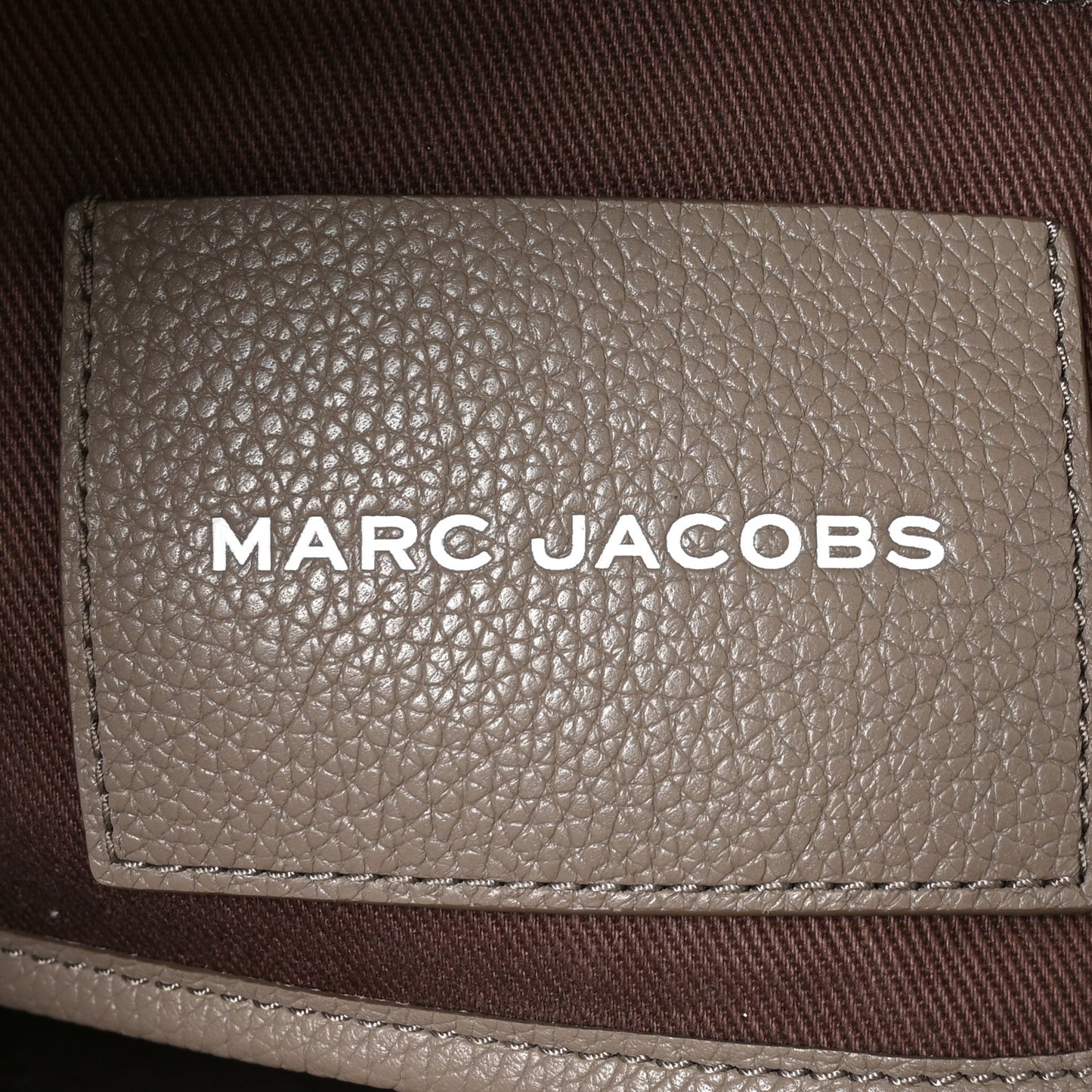 Grained Calfskin Small The Tote Bag Cement