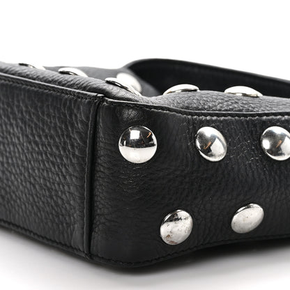 Khaite Pebbled Sport Calfskin Studded Small Elena Black 9 of 9