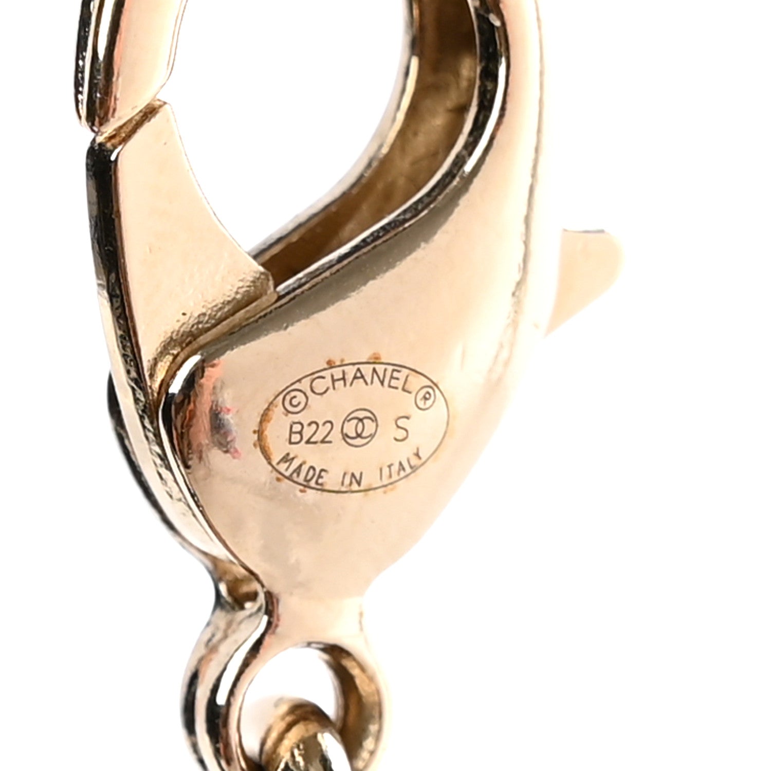 Chanel Crystal CC Chain Links Belt Gold Silver 3 of 3