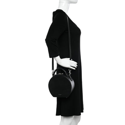 Saint Laurent Calfskin Small Mica Hat Box Black 2 of 12