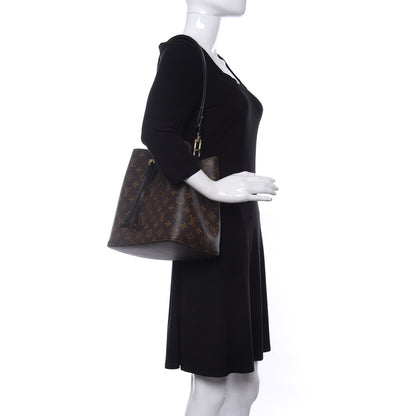 Louis Vuitton Monogram Neonoe MM Black 2 of 11