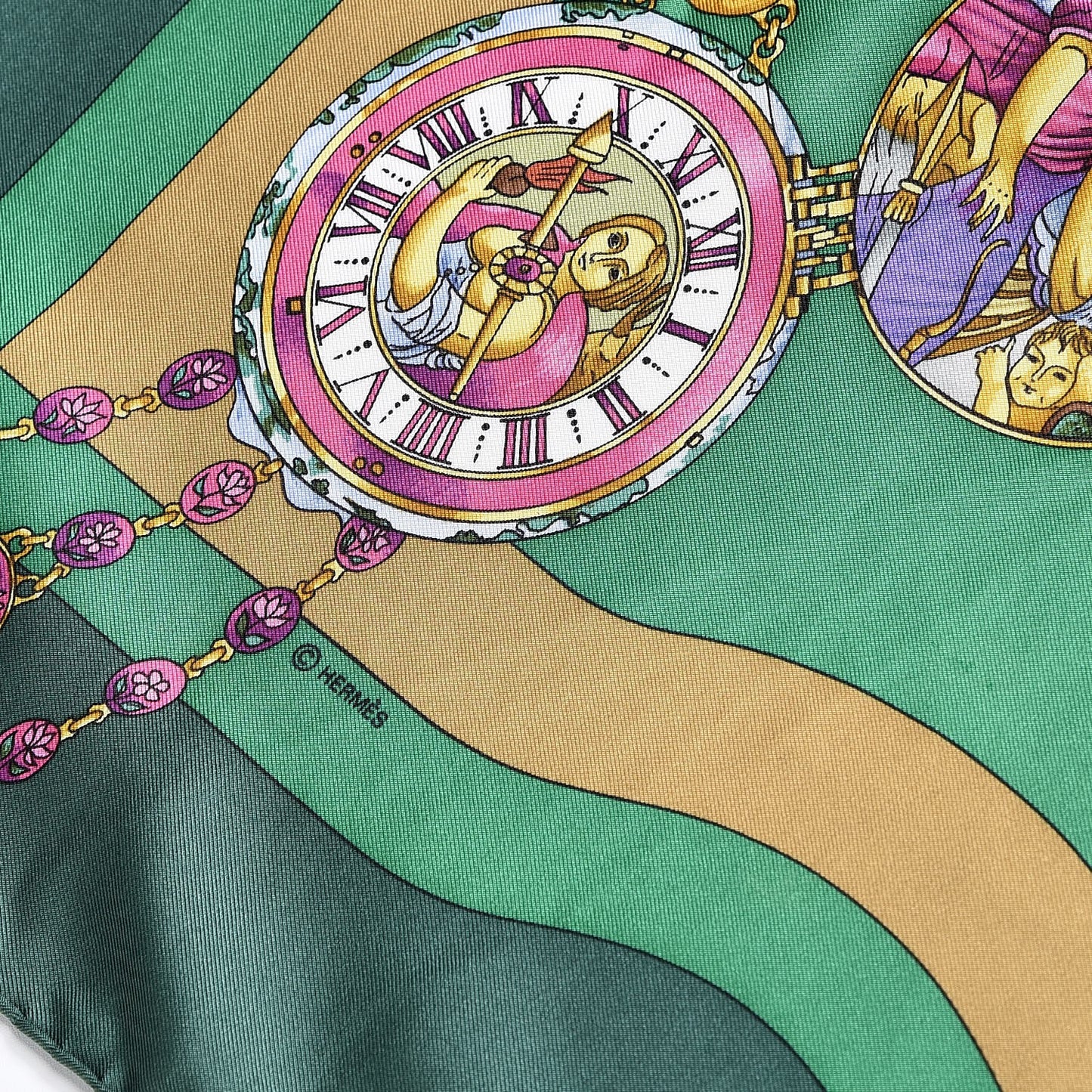 Silk La Ronde des Heures Scarf 90