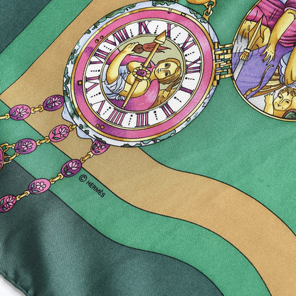 Hermes Silk La Ronde des Heures Scarf 90 5 of 6