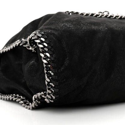 Stella McCartney Shaggy Deer Falabella Fold Over Tote Black 9 of 10