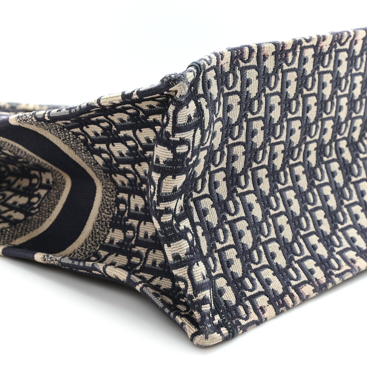 Christian Dior Oblique Large Book Tote Blue Multicolor 8 of 12