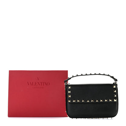 Valentino Garavani Vitello Rockstud Crossbody Pouch Black 12 of 12