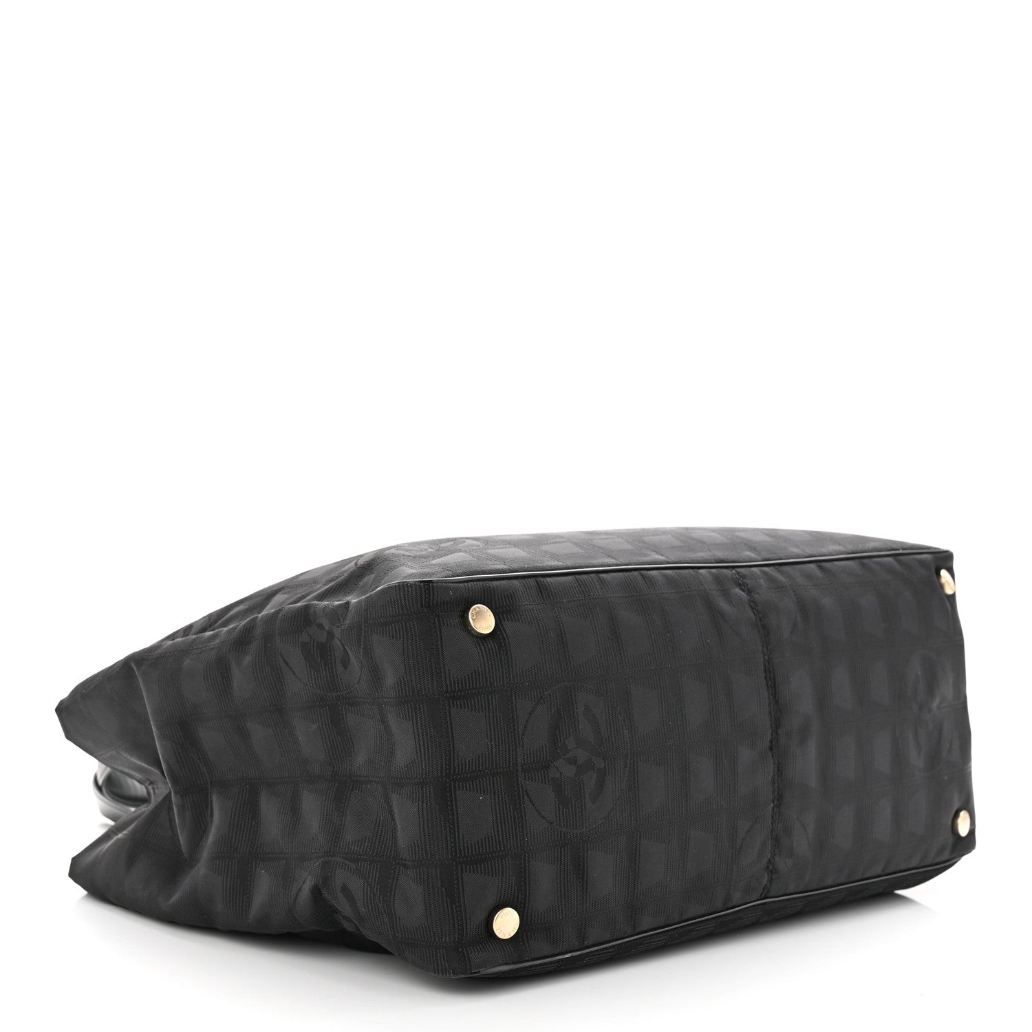 Chanel Nylon Large Travel Tote Black 4 of 10