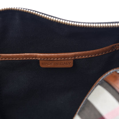 Burberry House Check Medium Alchester Bowling Bag Tan 8 of 23