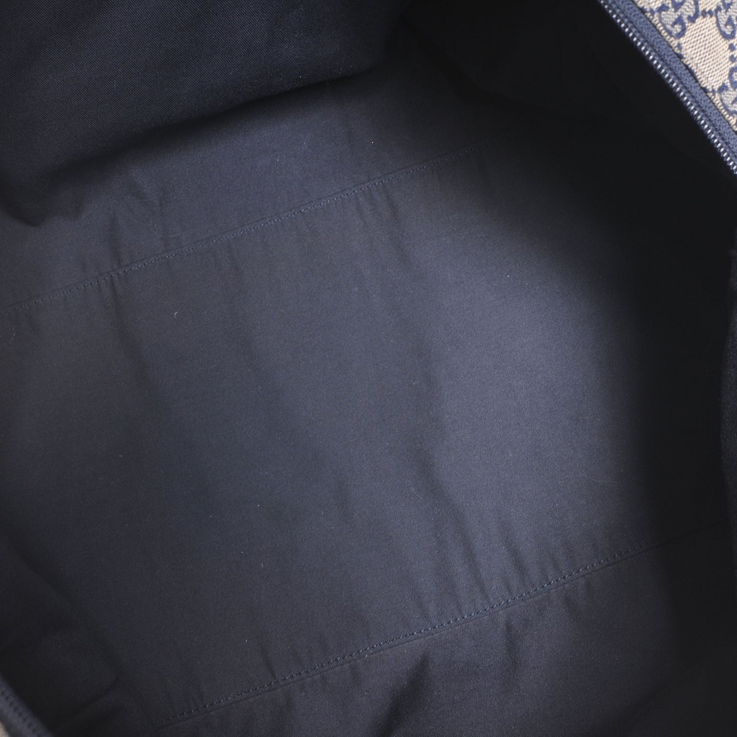 GG Monogram Web Medium Collapsable Carry On Duffle Navy