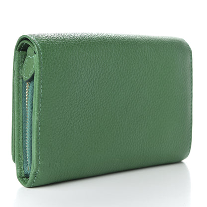 Mulberry Small Classic Grain Tree French Purse Wallet Green 3 of 9
