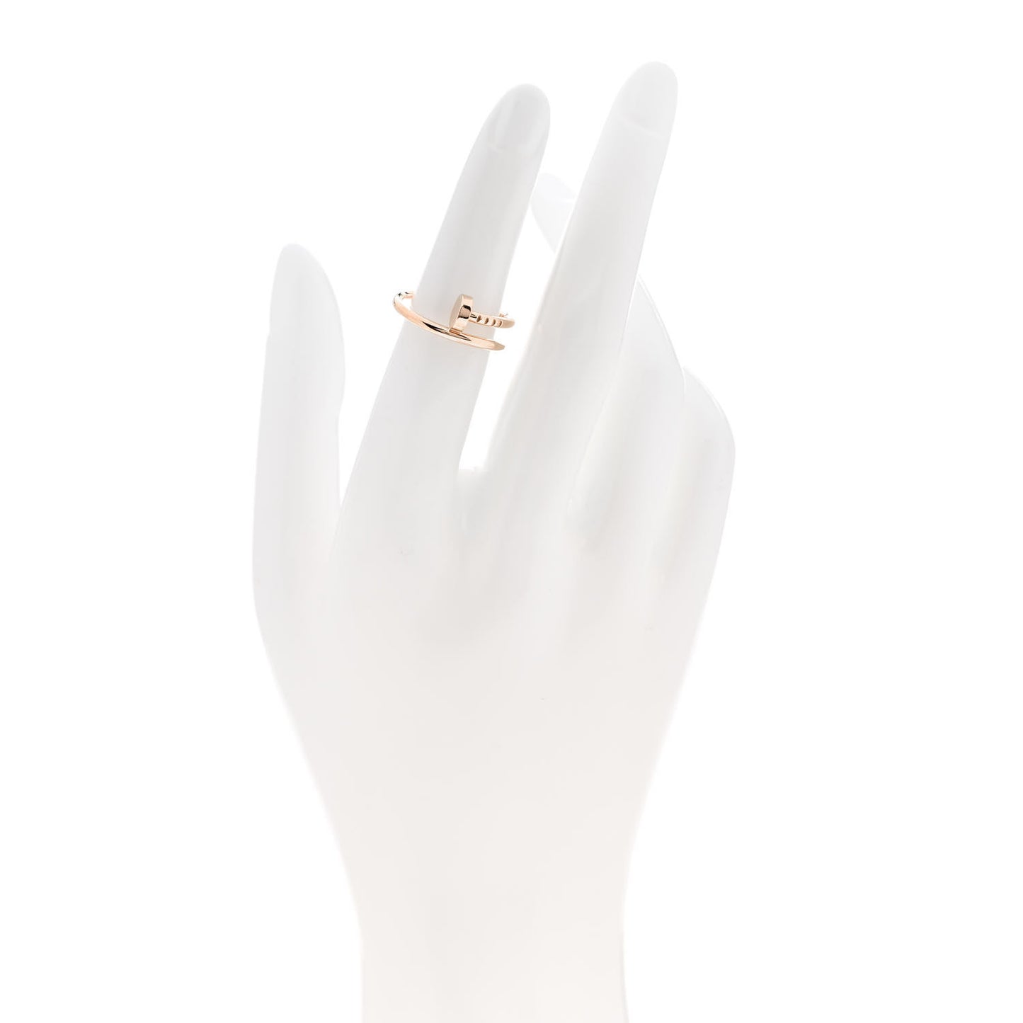18K Pink Gold Small Juste Un Clou Ring 50 5.25