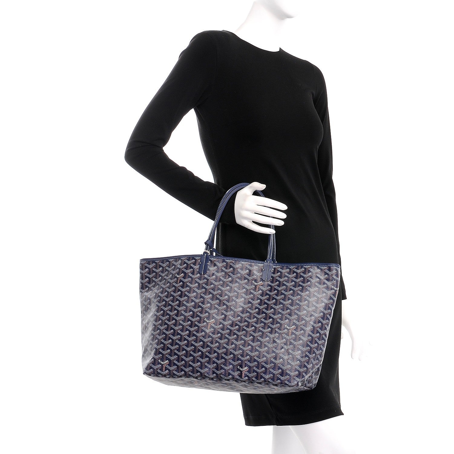 Goyard Goyardine Saint Louis PM Navy 2 of 8