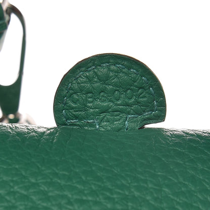 Hermes Taurillon Clemence Evelyne TPM Vert Vertigo 7 of 9