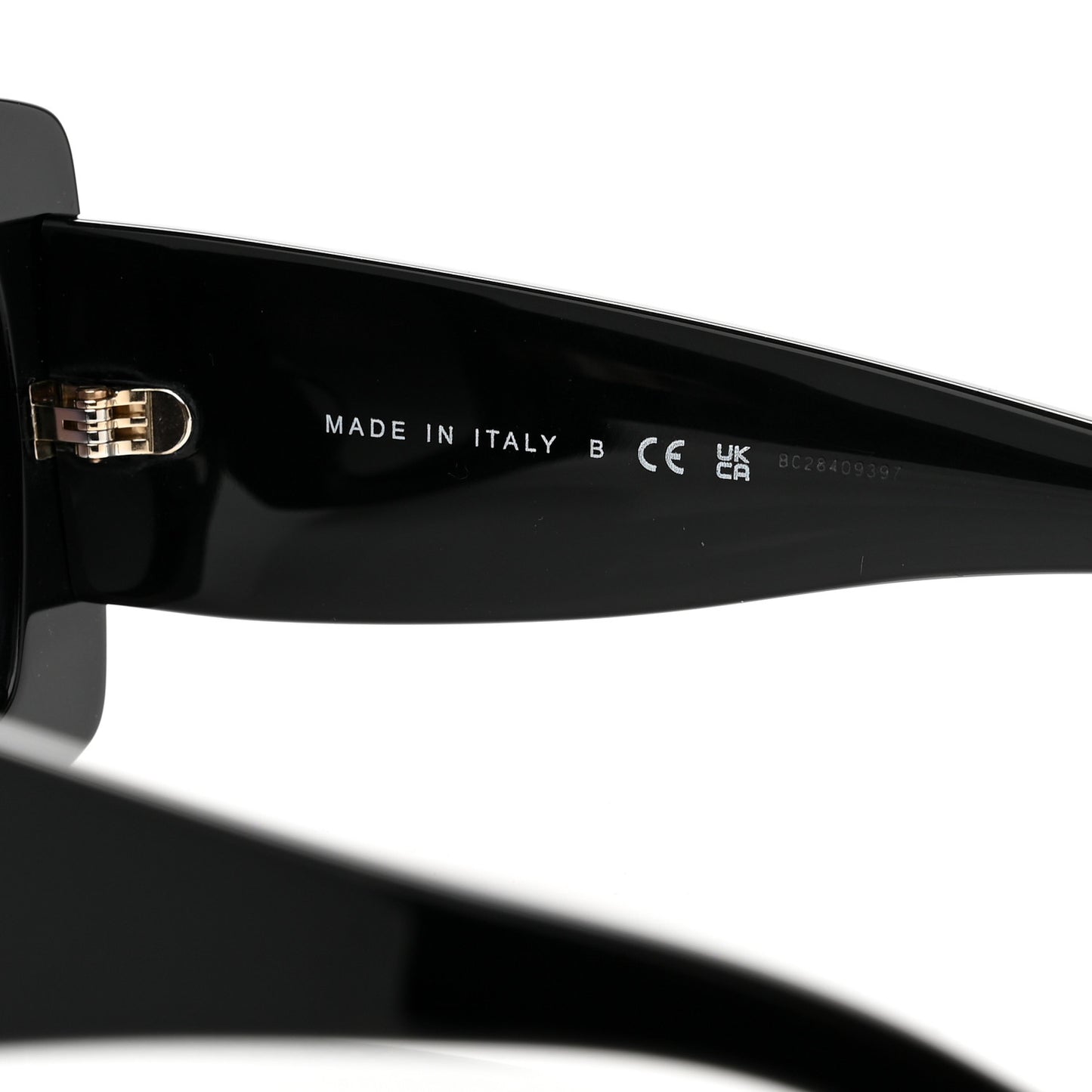 Acetate Rectangle Sunglasses 5435 Black