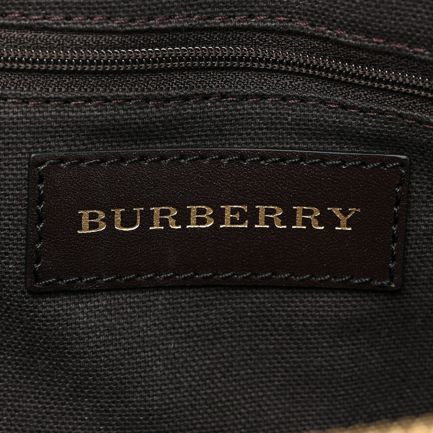Haymarket Check Small Orchard Bowling Bag Chocolate