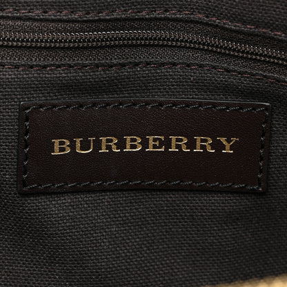 Burberry Haymarket Check Small Orchard Bowling Bag Chocolate 6 of 10