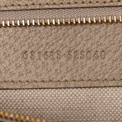 Gucci GG Supreme Monogram Textured Dollar Calfskin Web Medium Ophidia Shopping Tote Beige Mystic White Oatmeal 7 of 10