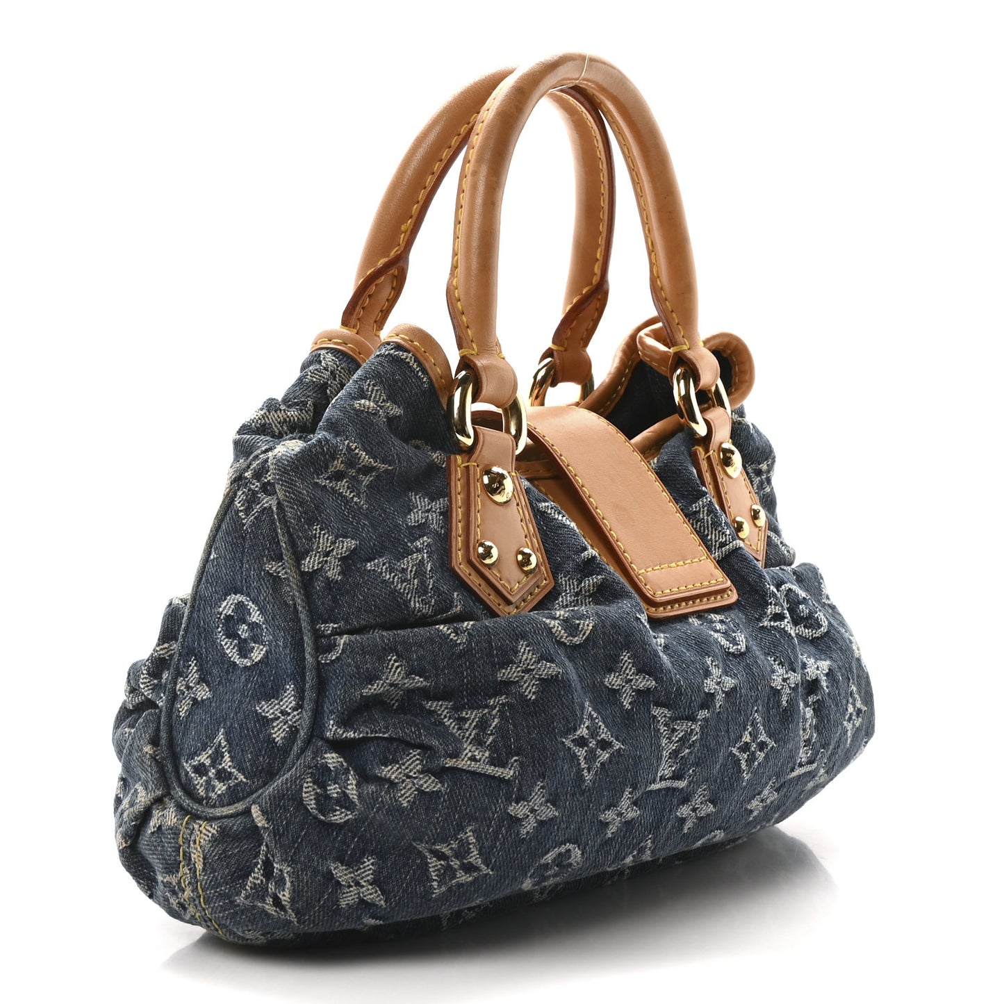 Monogram Denim Pleaty Blue