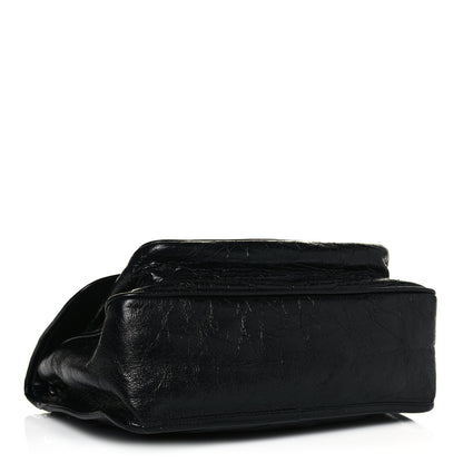 Saint Laurent Crinkled Calfskin Matelasse Monogram Medium Niki Chain Satchel Black 4 of 12