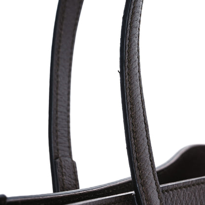 Gucci Monogram Jumbo GG Textured Dollar Calfskin Web Medium Ophidia Shopping Tote Camel Ebony 11 of 11