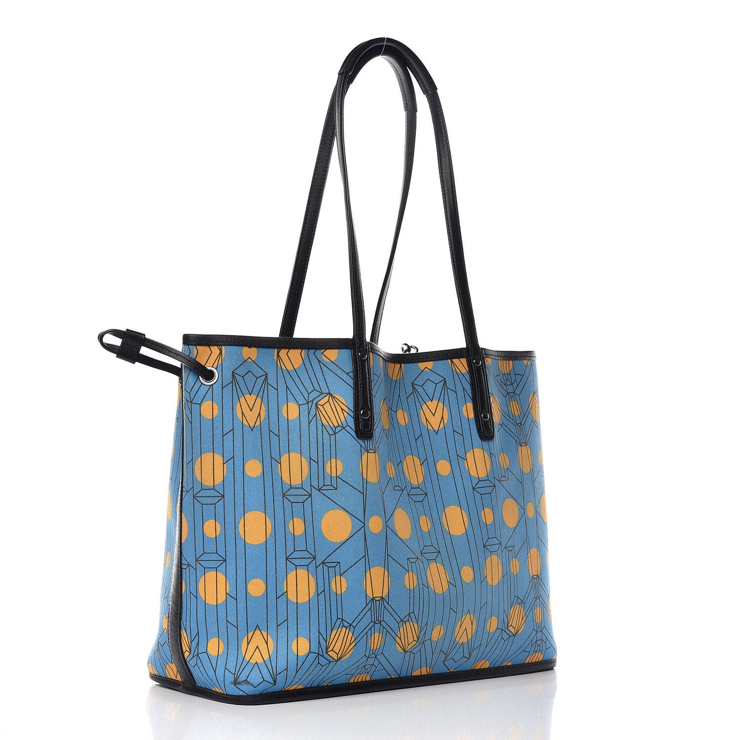 Visetos Medium Project Reversible Shopper Tote Black