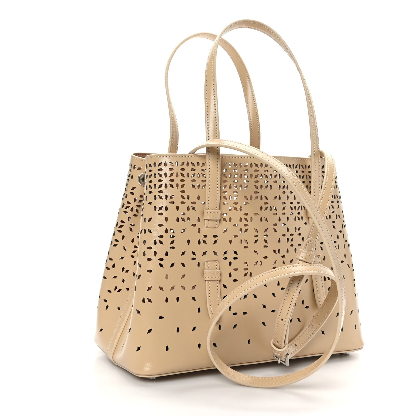 Palmelatto Calfskin Fiori Degrade Mina 25 Bag Sable