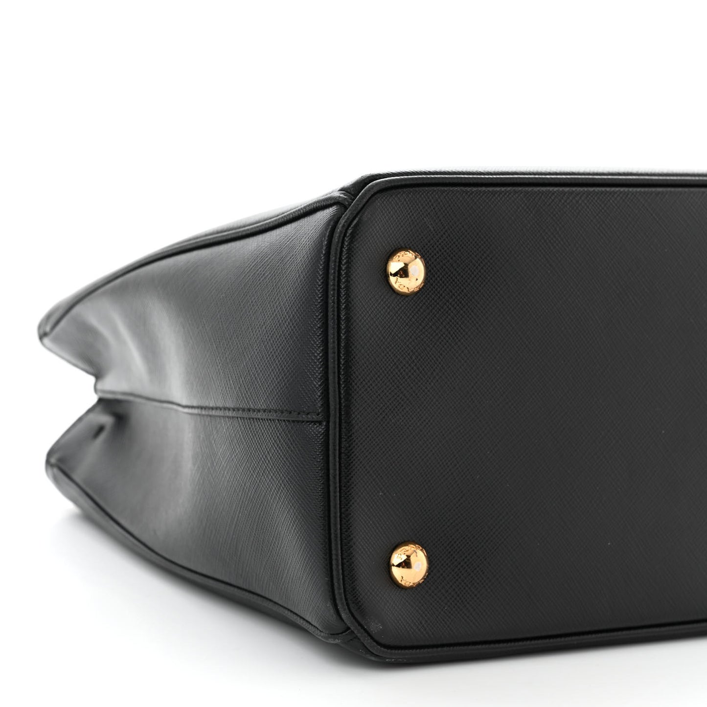 Saffiano Lux Medium Tote Black