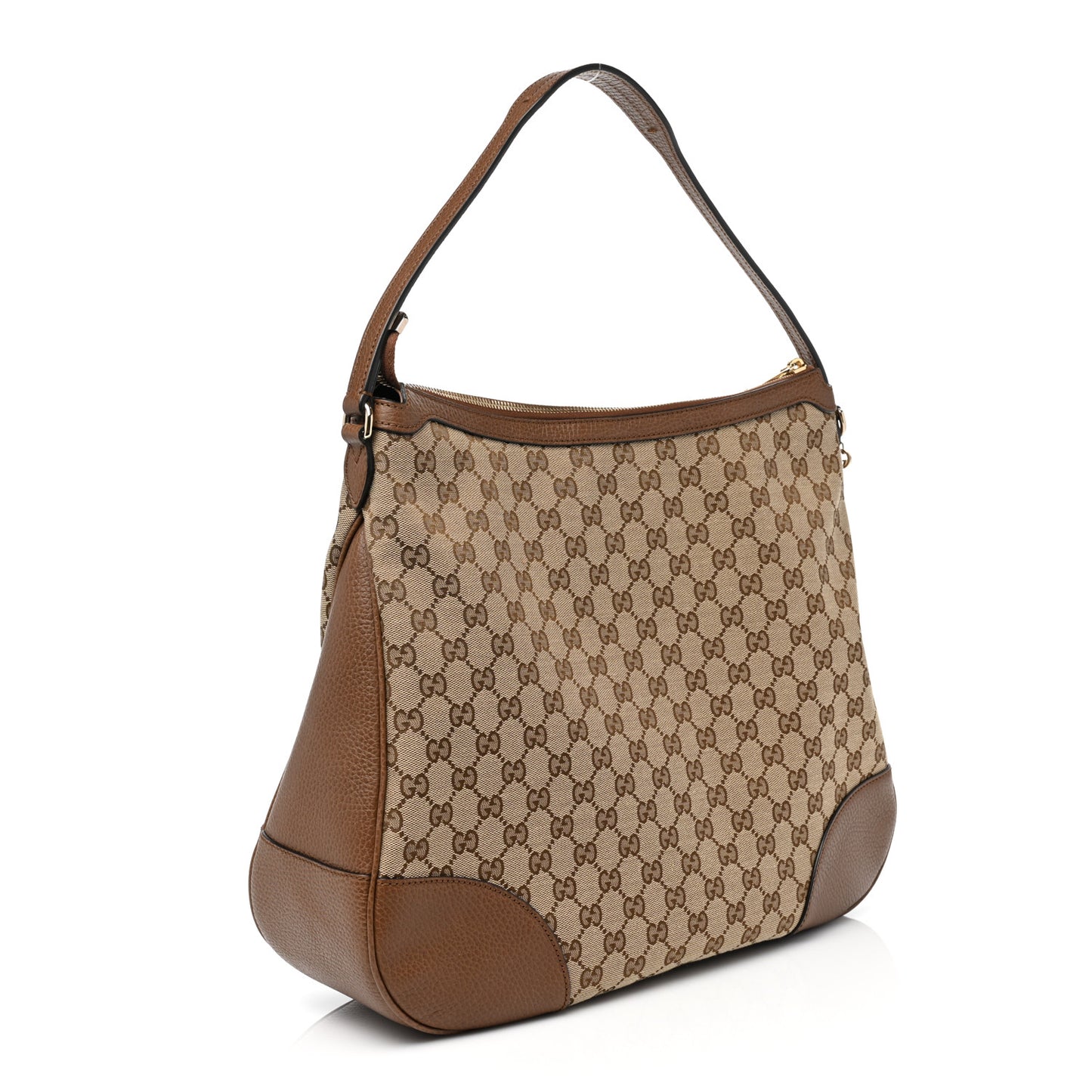 Soft GG Monogram Large Margaux Hobo Brown