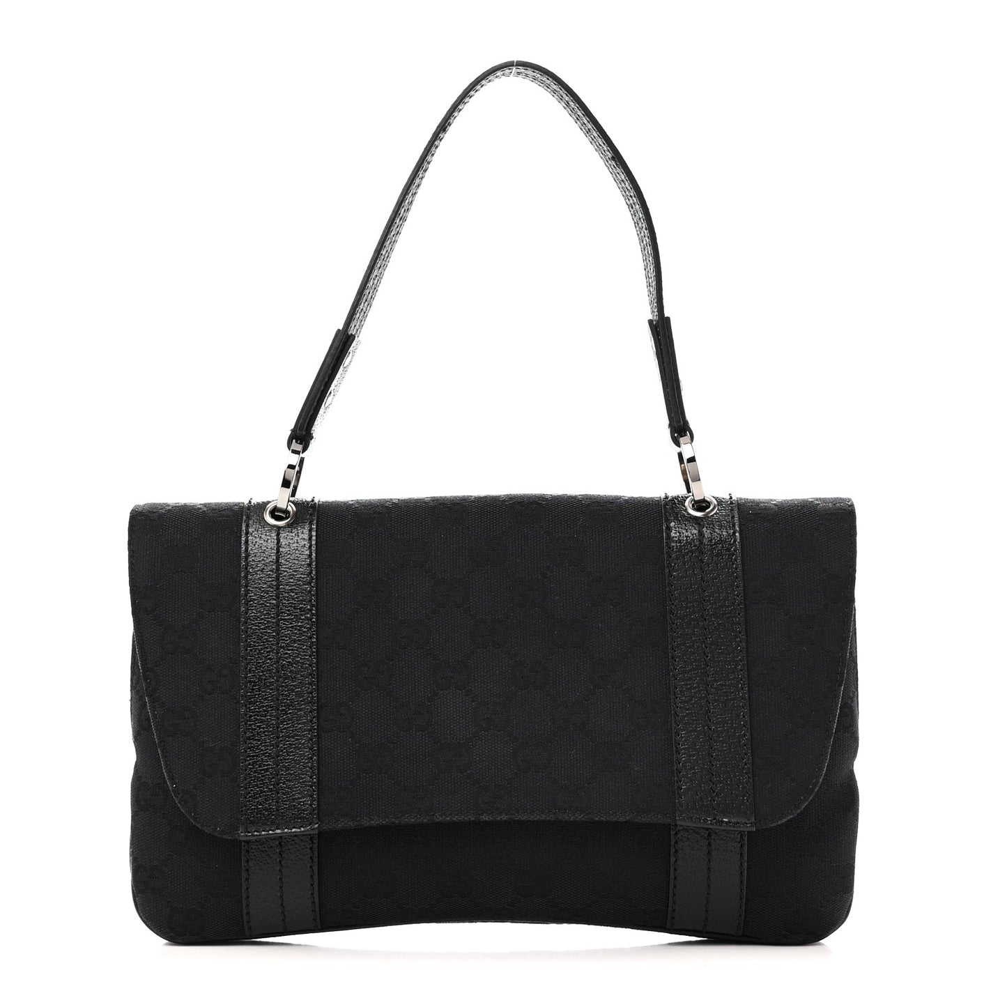 Monogram Satchel Black