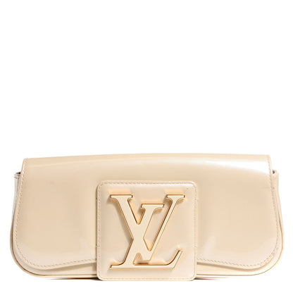 Louis Vuitton Patent Sobe Clutch Blanc Corail 1 of 7