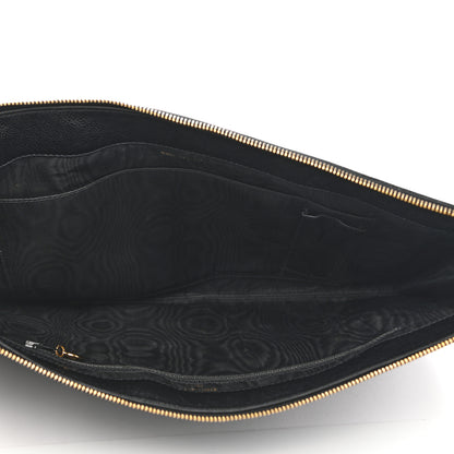 Chanel Caviar Large Timeless CC Cosmetic Pouch Black 2 of 10