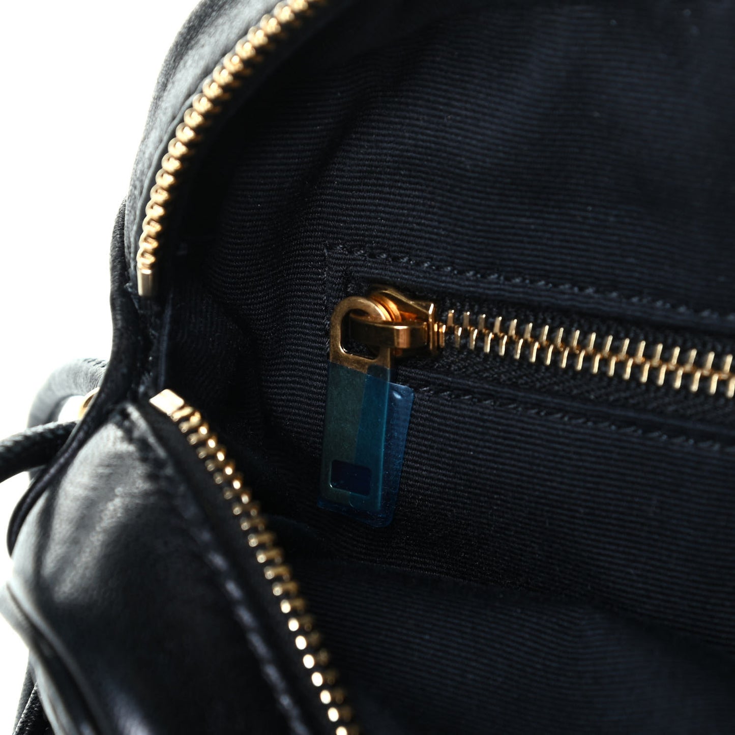 Lambskin Quilted Victoire Camera Bag Black
