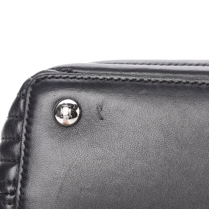 Fendi Shiny Nappa Trapuntata Chain Small DotCom Click Chain Satchel Black 11 of 16