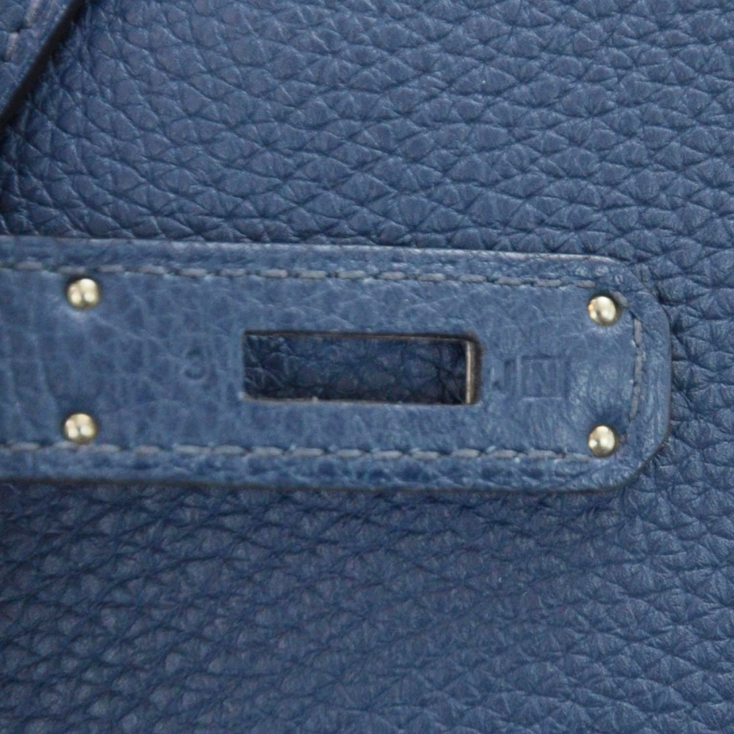 Hermes Togo Birkin 35 Bleu de Prusse 6 of 9