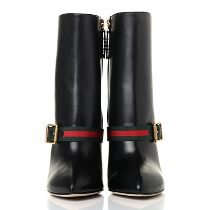 Gucci Nappa Sylvie Ankle Boots 35.5 Black 2 of 4