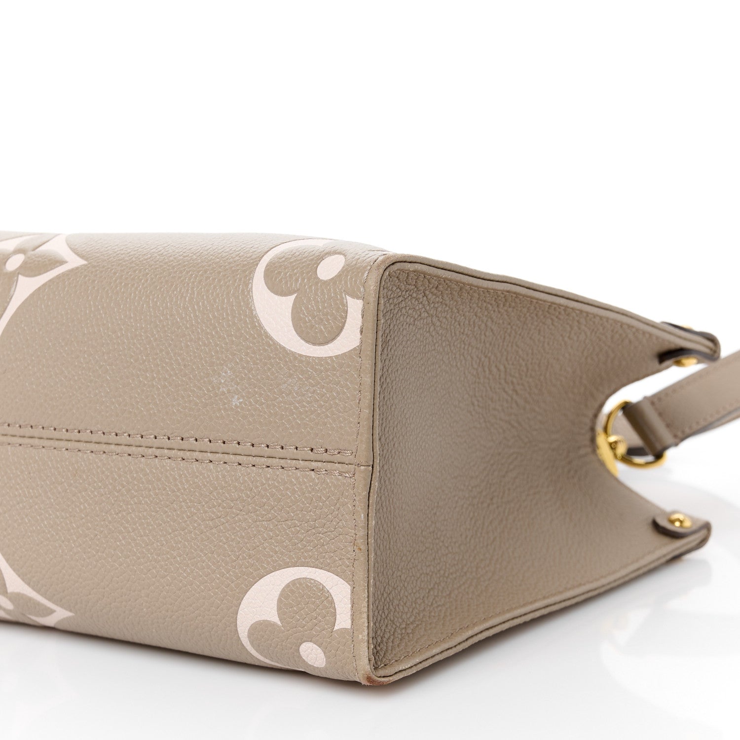 Louis Vuitton Empreinte Monogram Giant Onthego PM Tourterelle Creme 9 of 11