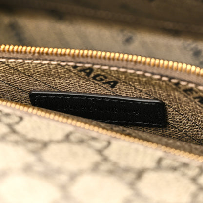 Balenciaga X GUCCI GG Supreme Monogram Medium Hourglass Top Handle Bag Beige Ebony 6 of 9