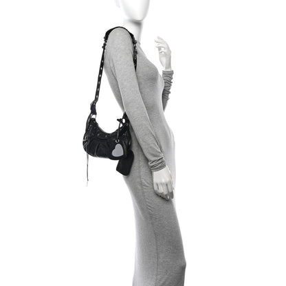 Balenciaga Agneau Arena Le Cagole Shoulder Bag XS Black 2 of 13