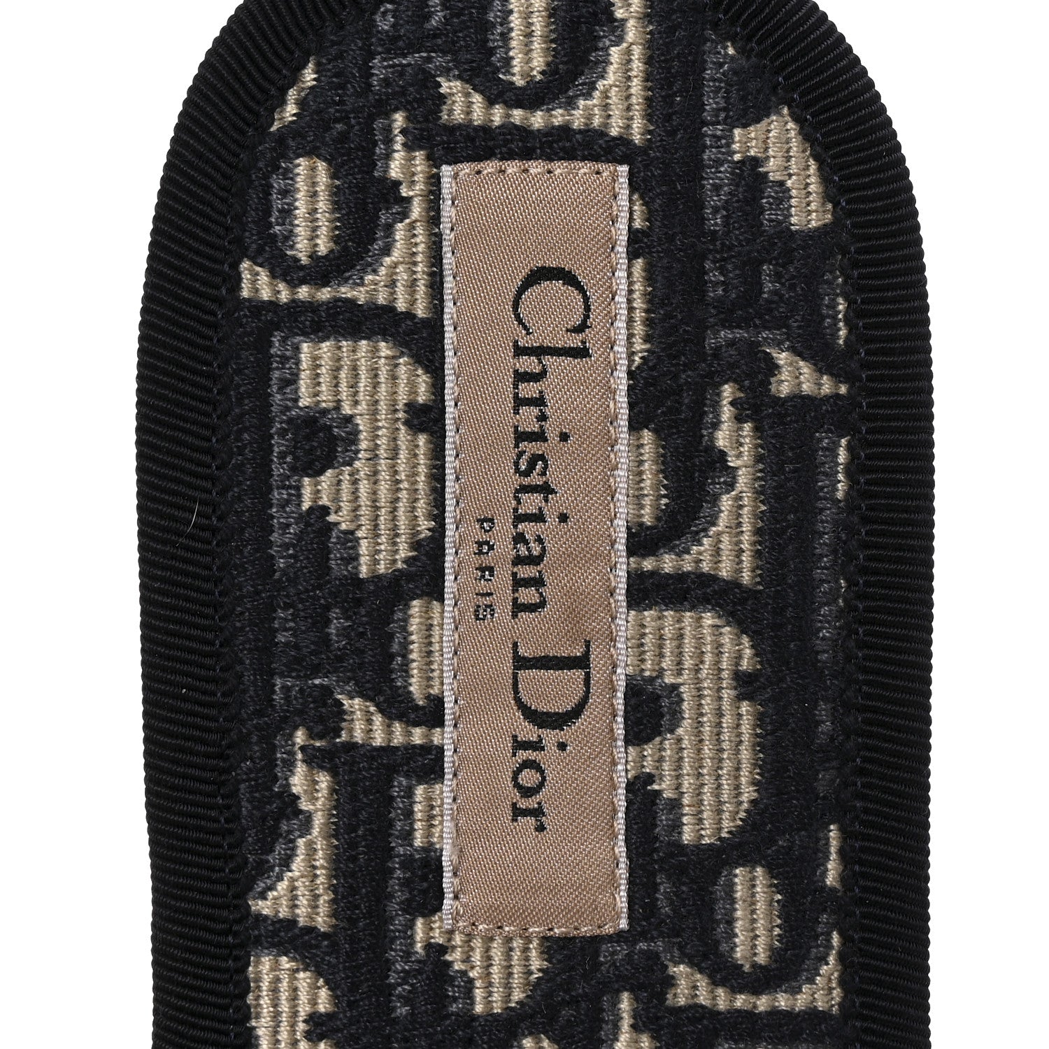Christian Dior Velvet Oblique Chez Moi Sandal 36 Deep Blue 7 of 10