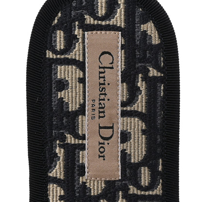 Christian Dior Velvet Oblique Chez Moi Sandal 36 Deep Blue 7 of 10