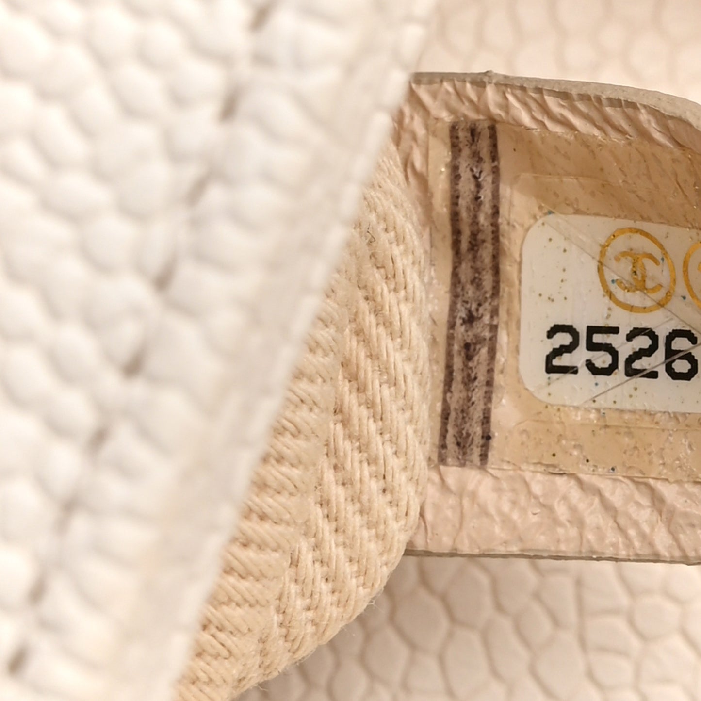 Grained Calfskin Quilted Small Cuba Top Handle Flap White