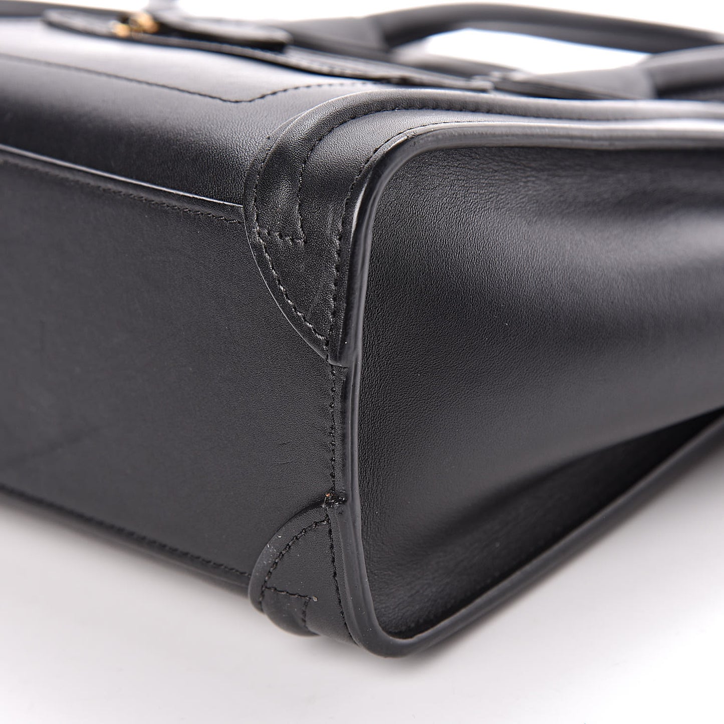 Smooth Calfskin Nano Luggage Black