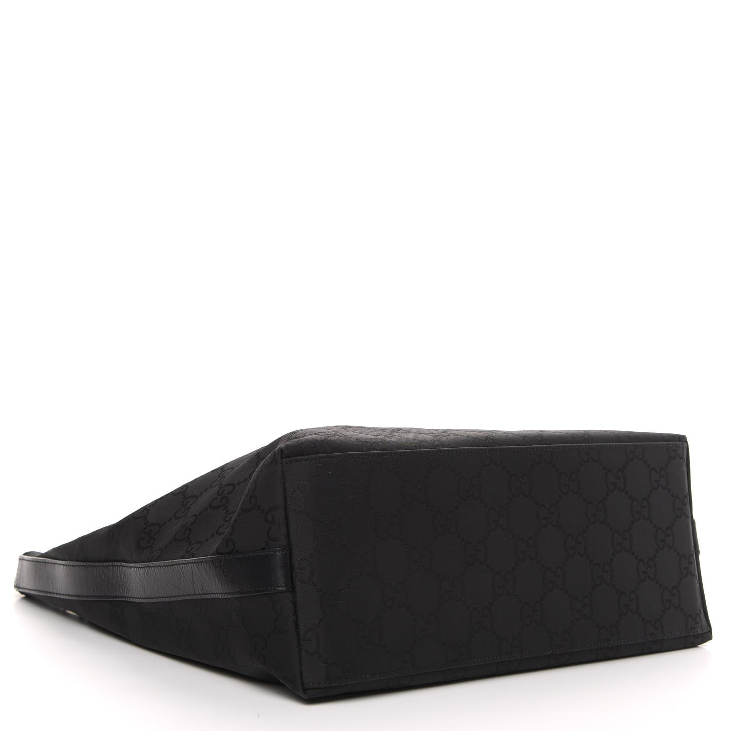 Gucci Nylon Monogram Hobo Black 4 of 12